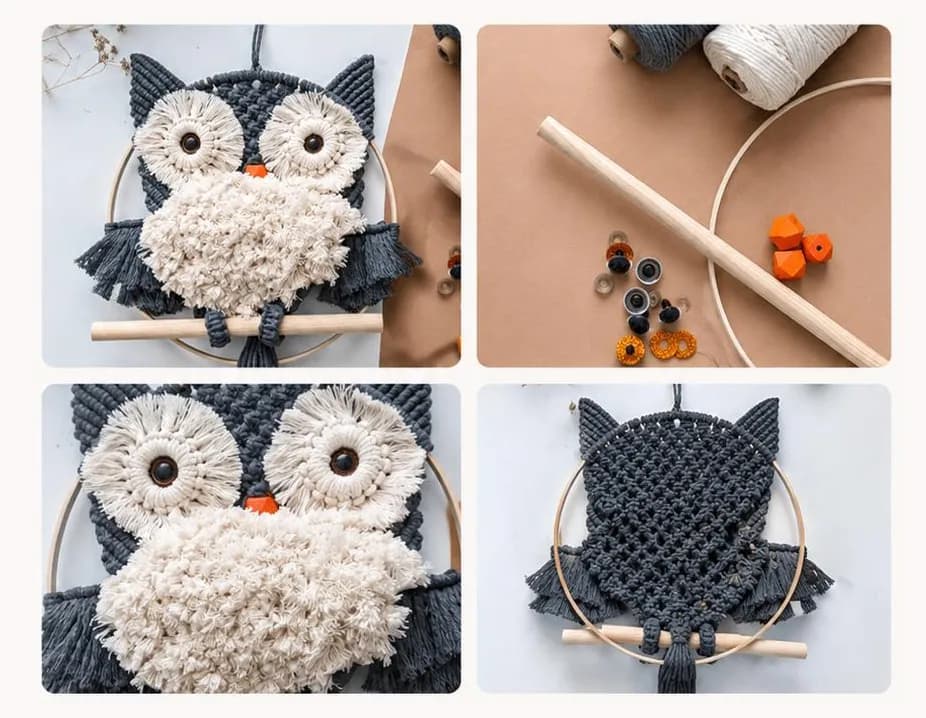 Macramé project by Maria Gronberg